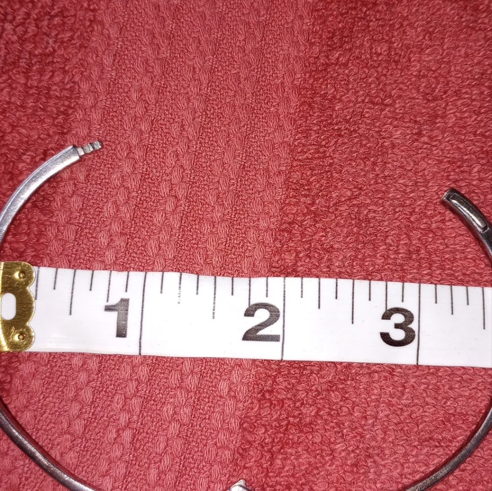 Pandora Wishbone Hinged 925 ALE Bangle Bracelet - Picture 4 of 8
